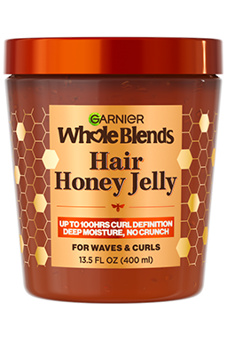 Front Pack of Hair Honey Jelly for Defining Waves and Curls